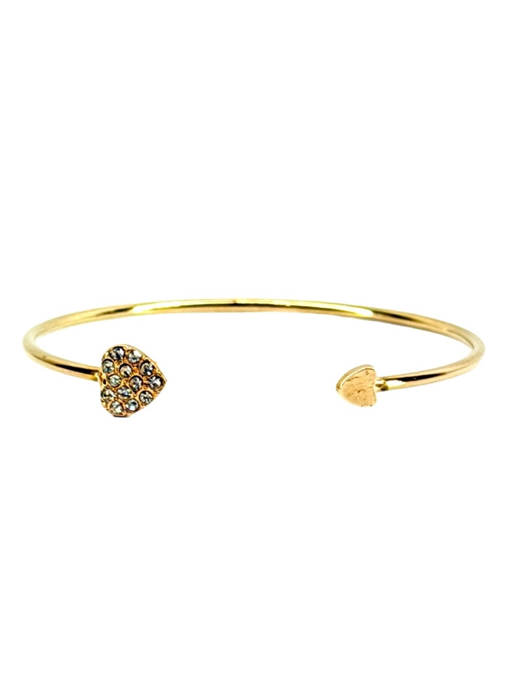 🍒3/$30 New 18k Gold Plated Open Heart Bangle